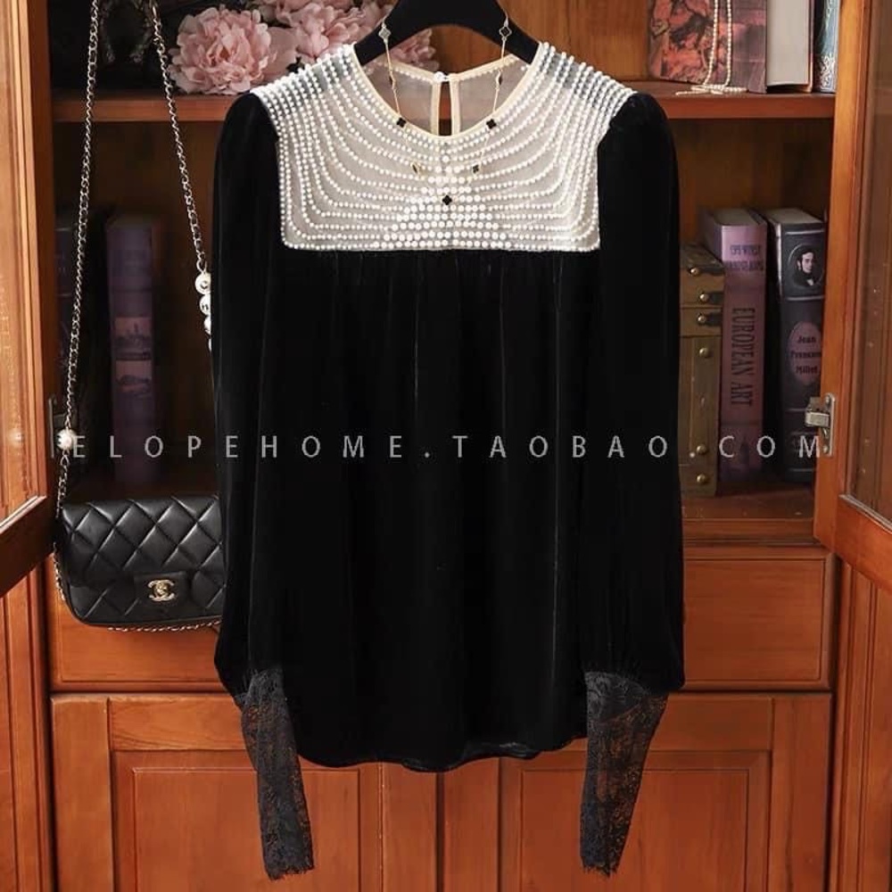 Pearl lace dress